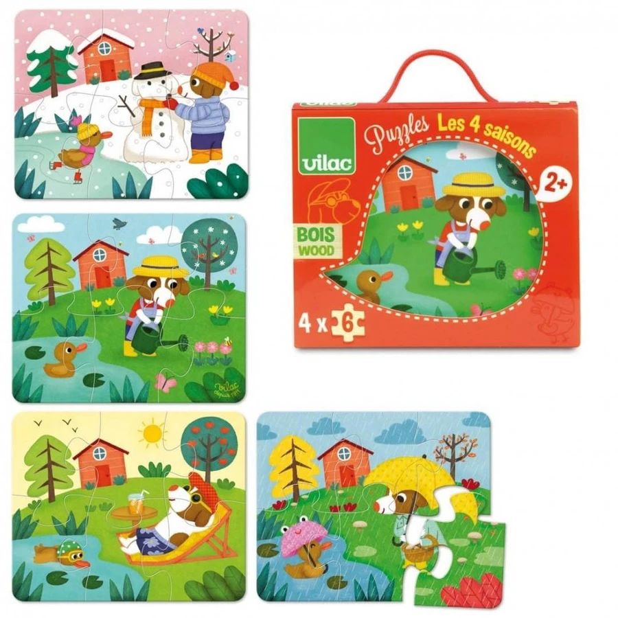 4 Puzzle - Saisons 6 pièces