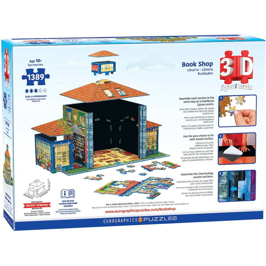 Librarie 3D Puzzle, 1389 Teile
