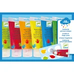 6 colori per pittura a mano Djeco