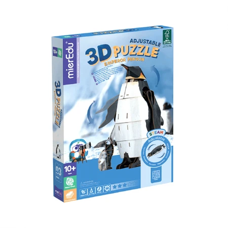 Verstellbares 3D-Puzzle - Imperial Penguin (deluxe)