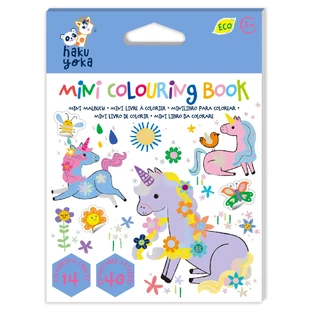 Mini kleurboek Hakuyoka - Eenhoorns