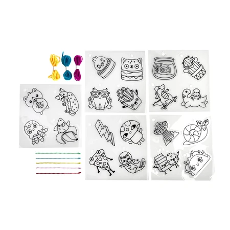 Set artistic DYI - Shrink-Its! - creaza brelocuri prin micsorare - Fun Friends