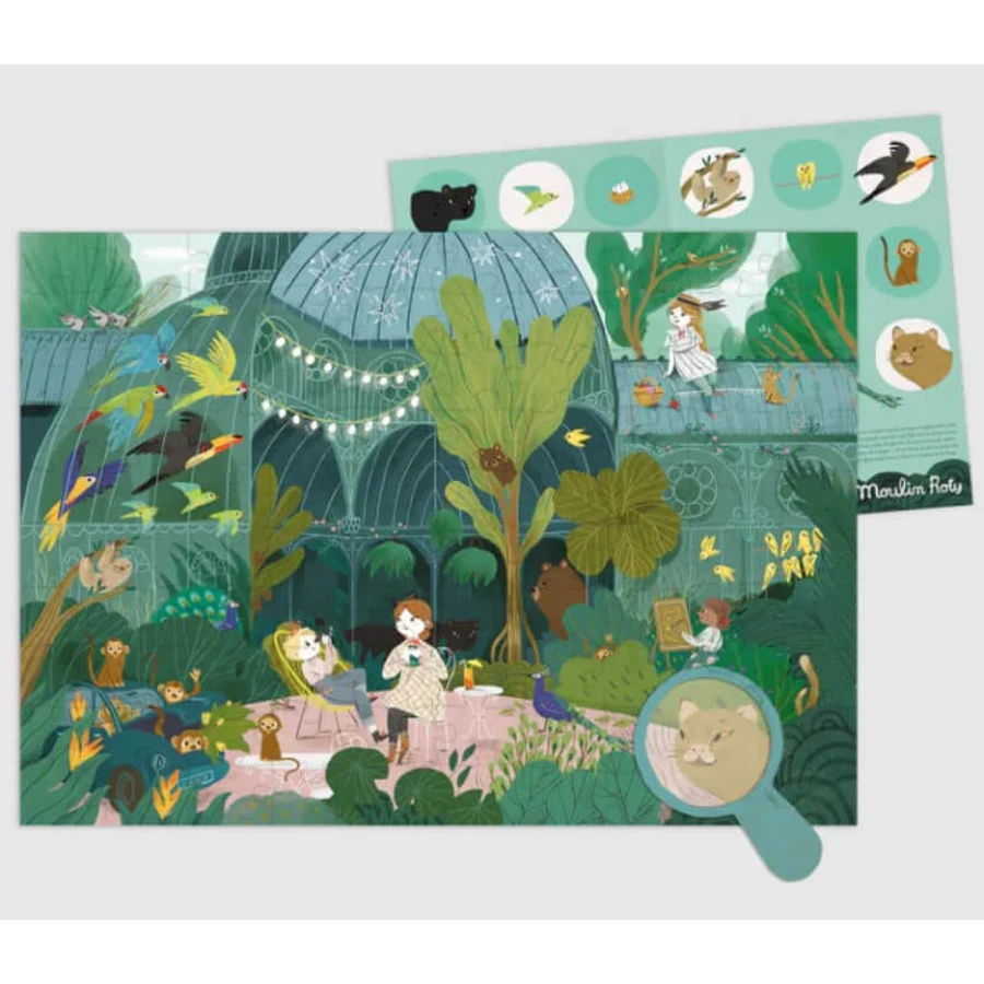 Puzzle tra piante, Moulin Roty