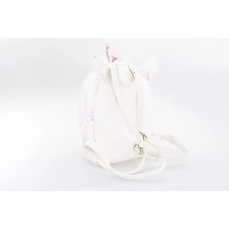 Rucsac fetiță Girabrilla – model Unicorn cu paiete reversibile, bretele reglabile și buzunar frontal