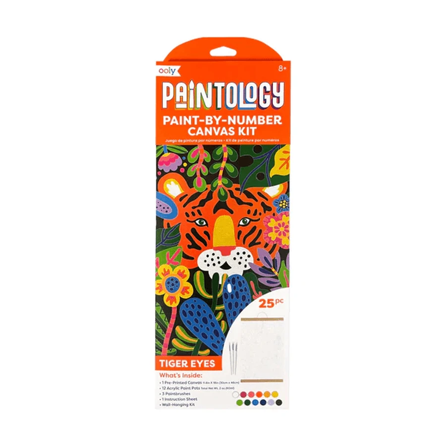 Kit de toile - Peinture par numéros - Oeil de tigre
