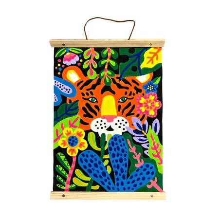 Kit de toile - Peinture par numéros - Oeil de tigre