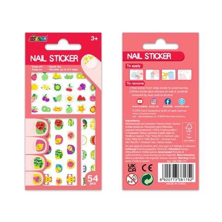 Stickere pentru unghii fosforescente - Fructe