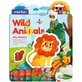 Creative set with reusable soft stickers - Wild animals