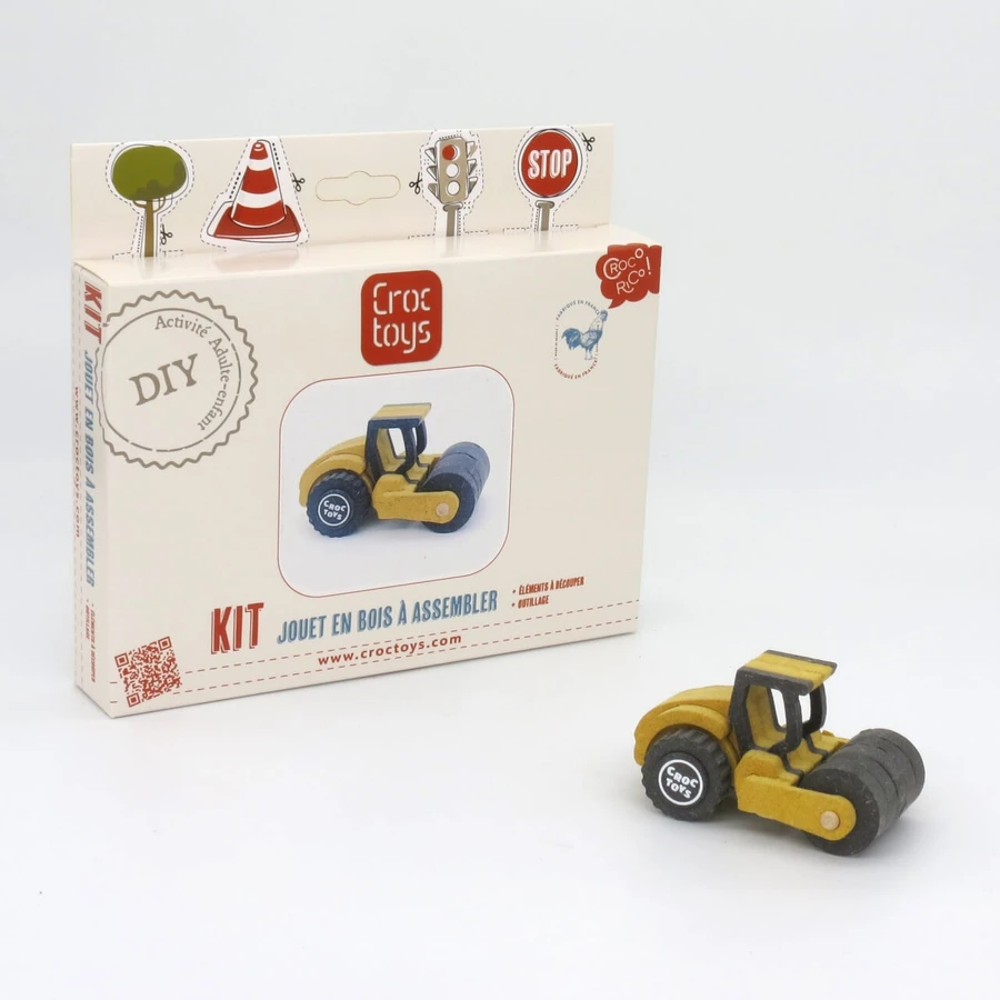 Ensemble de construction de véhicules de construction bulldozer Fleur, Croc toys