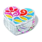 Mini set creativ - Cutiuta cu margele, LittleCraft