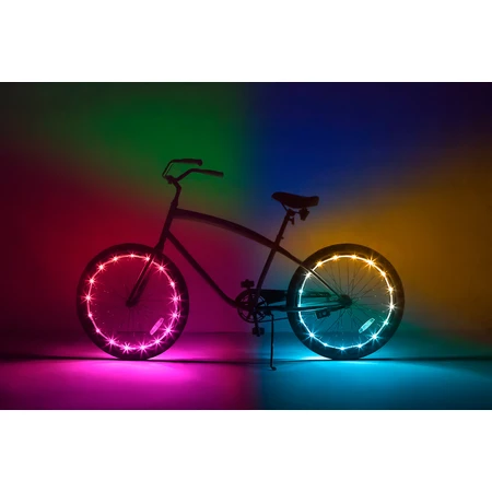 Lumină LED decorativa pentru roți bicicletă, WheelBrightz