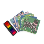 Juego de estampación creativa con los dedos, Moulin Roty