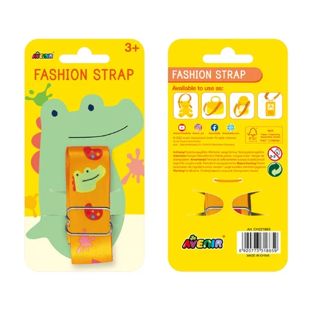 Verstelbare modieuze riem voor accessoires - Artistiek krokodil
