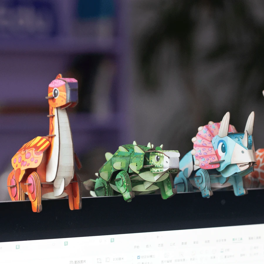 3D Sound Puzzle - Brachiosaurus, Build 'n' Sound