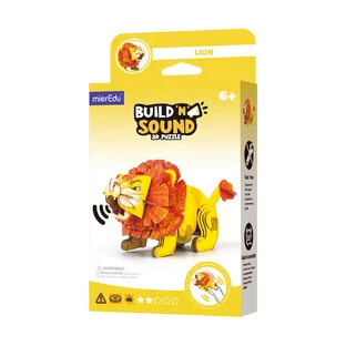 3D Sound Puzzle - Lion, Build 'n' Sound