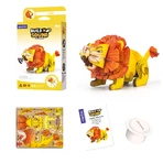 3D geluidspuzzel - Leeuw, bouw 'n' geluid