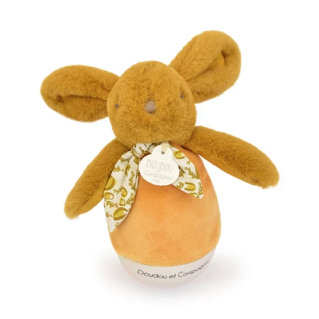 Candela musicale coniglietto, 16 cm, arancione