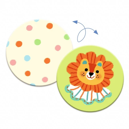 Memo game plush animal toys, Djeco