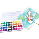 Lil' Paint uitwasbare waterverf, 36 kleuren