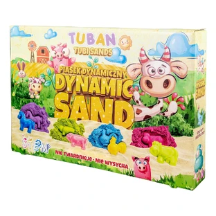 Sensory Sand Set 4 kleuren met accessoires - Boerderij