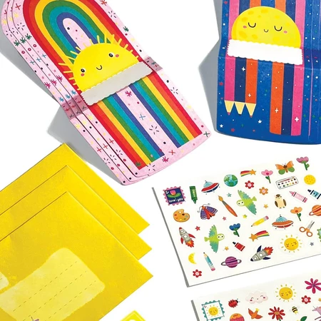 Set met notitiekaarten en stickers - Curcubee, Tiny Tadas!