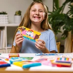 Set met notitiekaarten en stickers - Curcubee, Tiny Tadas!