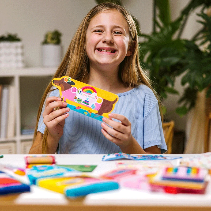 Set met notitiekaarten en stickers - Curcubee, Tiny Tadas!