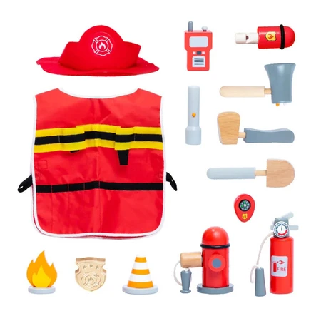 Brandweerman rollenspel set, UMU Toys