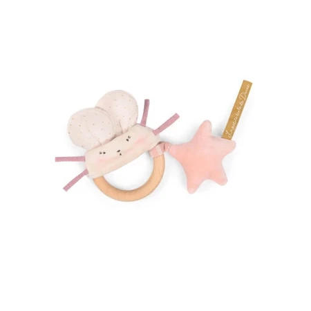 Drewniana grzechotka z pierścieniem Soricel , Moulin Roty: ceny i cechy