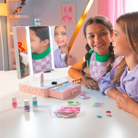 Interactieve make-up studio met sprekende spiegel - Pink it Smart Vanity
