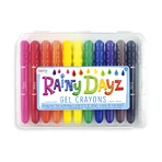 Lápices de gel para ventanas y cristales, Rainy Dayz, set de 12 colores lavables