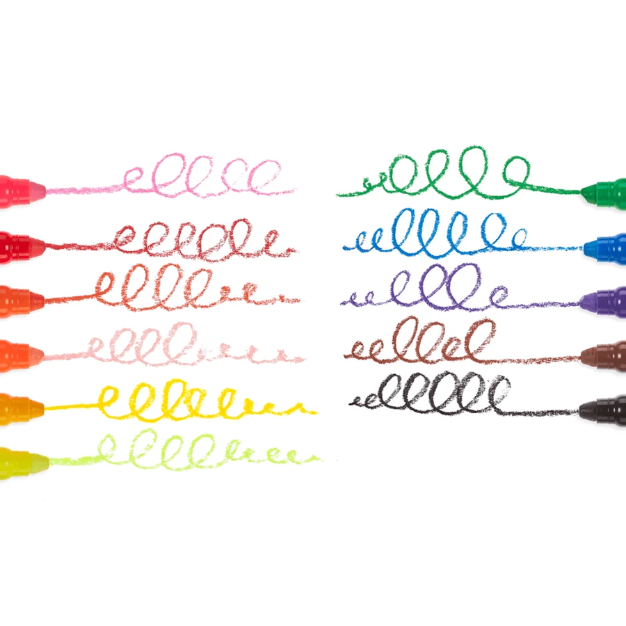 Lápices de gel para ventanas y cristales, Rainy Dayz, set de 12 colores lavables