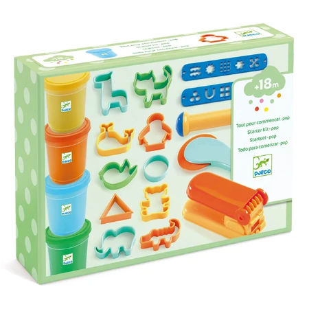 Djeco plasticine modelling set, Pop colors
