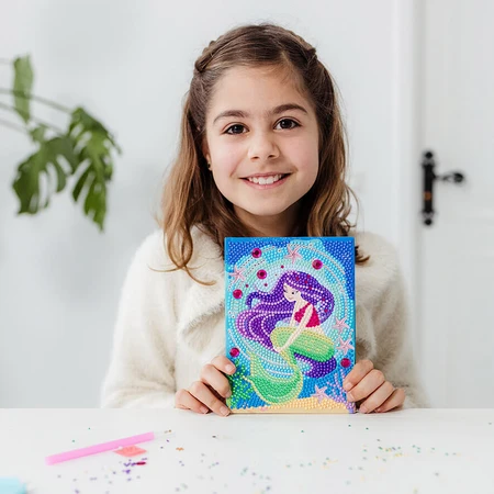 DIY set Mijn dagboek met zeemeermin en diamanten, Totum