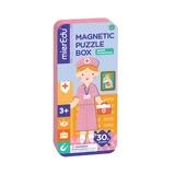 Magnetisches Puzzle in Metallbox, Zuordnungs- und Zuordnungsspiel - Doktor