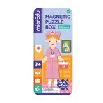 Magnetisches Puzzle in Metallbox, Zuordnungs- und Zuordnungsspiel - Doktor