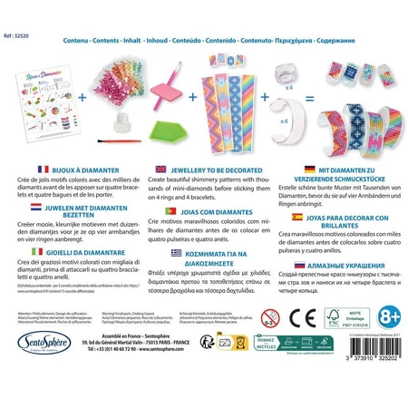 Kit creativo - Gioielli con strass - Sentosphere