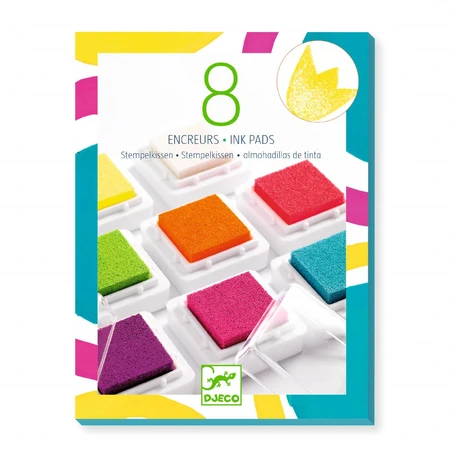 Coussins encreurs colorés, Djeco