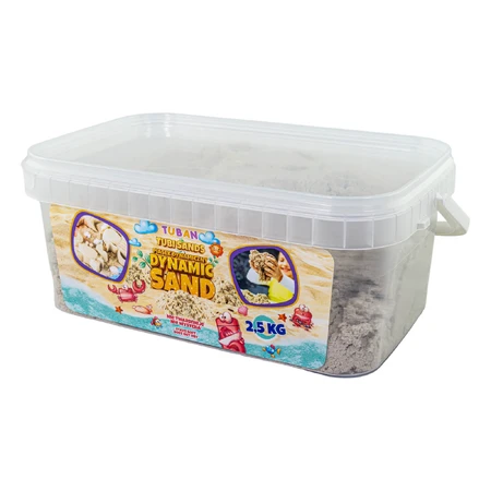 Piasek sensoryczny do formowania w pudełku - naturalny, 2,5 kg: ceny i cechy