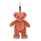 Ursulet din plus - breloc adorabil, 20 cm, Teracota