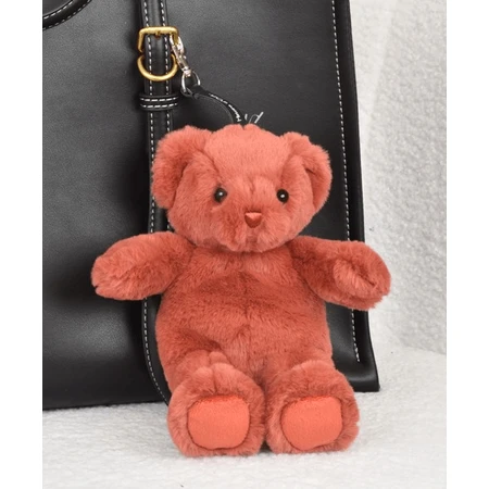 Ursulet din plus - breloc adorabil, 20 cm, Teracota