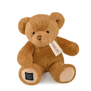 Jucarie moale din plus - Ursulet, 28 cm, maro deschis