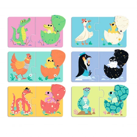 Puzzle-Duo Djeco, Din oder