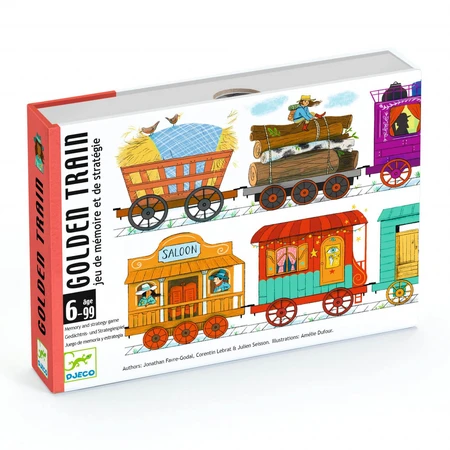 Jeu de cartes, Le train d'or, Djeco