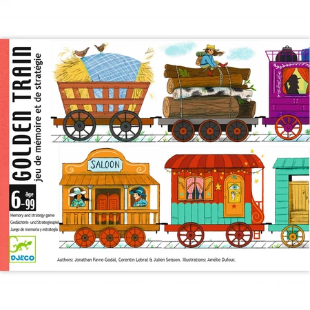 Jeu de cartes, Le train d'or, Djeco