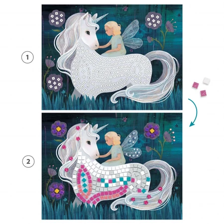 Mosaico Unicorno incantato, Djeco