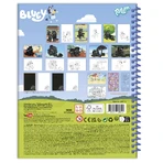 Set da colorare e raschiare creativamente, Bluey, Totum
