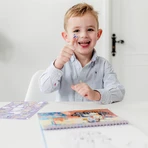 Set da colorare e raschiare creativamente, Bluey, Totum