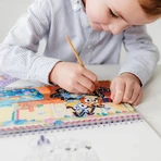 Set da colorare e raschiare creativamente, Bluey, Totum