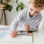 Set da colorare e raschiare creativamente, Bluey, Totum